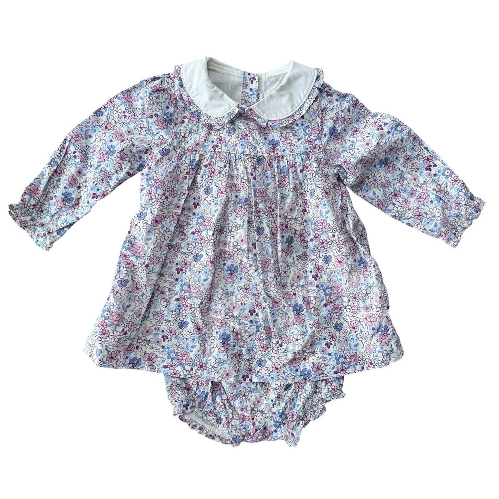 Janie and Jack Girl's 12-18 Months Peter Pan Collar  Matching Set NWT‎